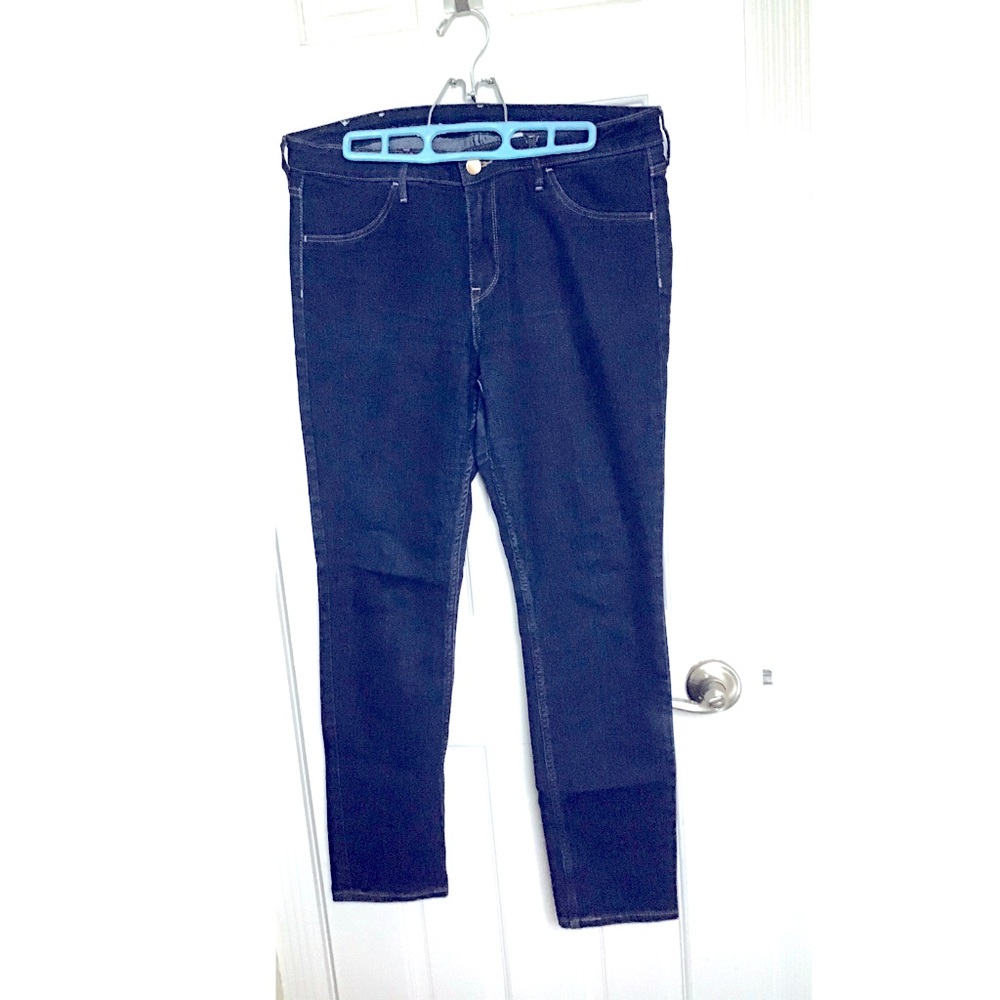 Dark Blue Jeans - mid rise
